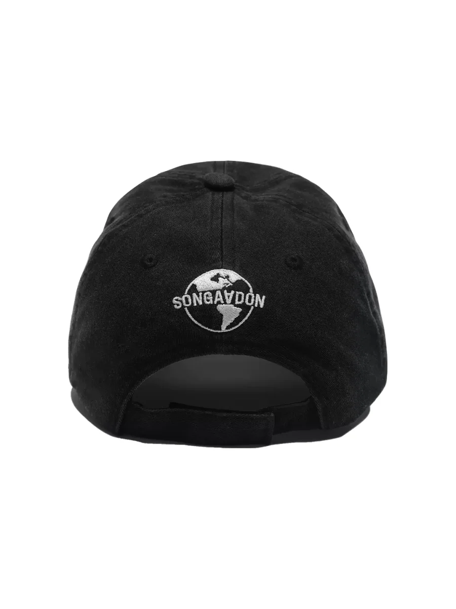 SONGAADON | Washed Missile Embroidered Baseball Cap - 4