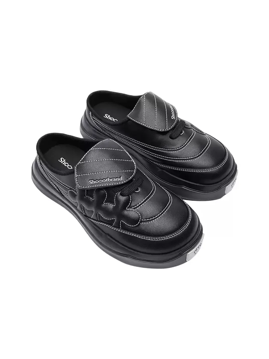 Shootbrand | Reconstructed Platform Fold-Over Tongue Mules