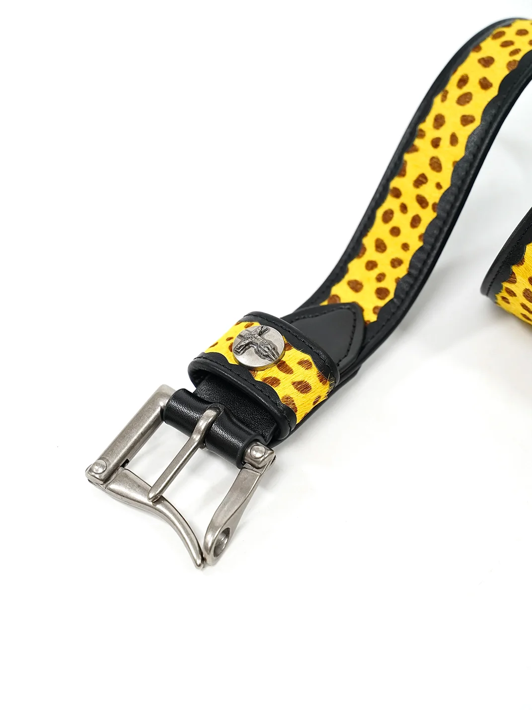 VOWPROGRESS | Leopard Horsehair Leather Belt