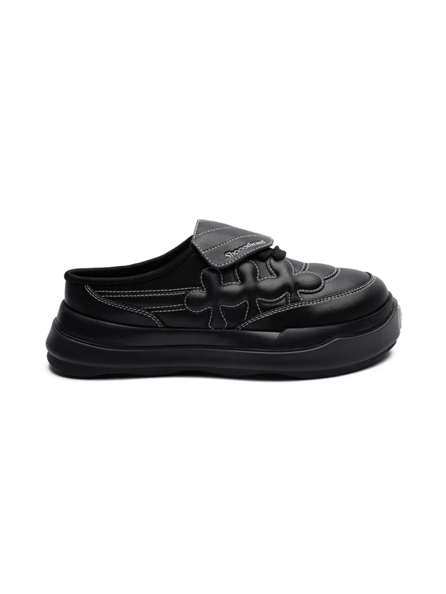 Shootbrand | Reconstructed Platform Fold-Over Tongue Mules - 4