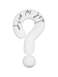 3melifestyle | Question Mark Neck Pillow Cushion