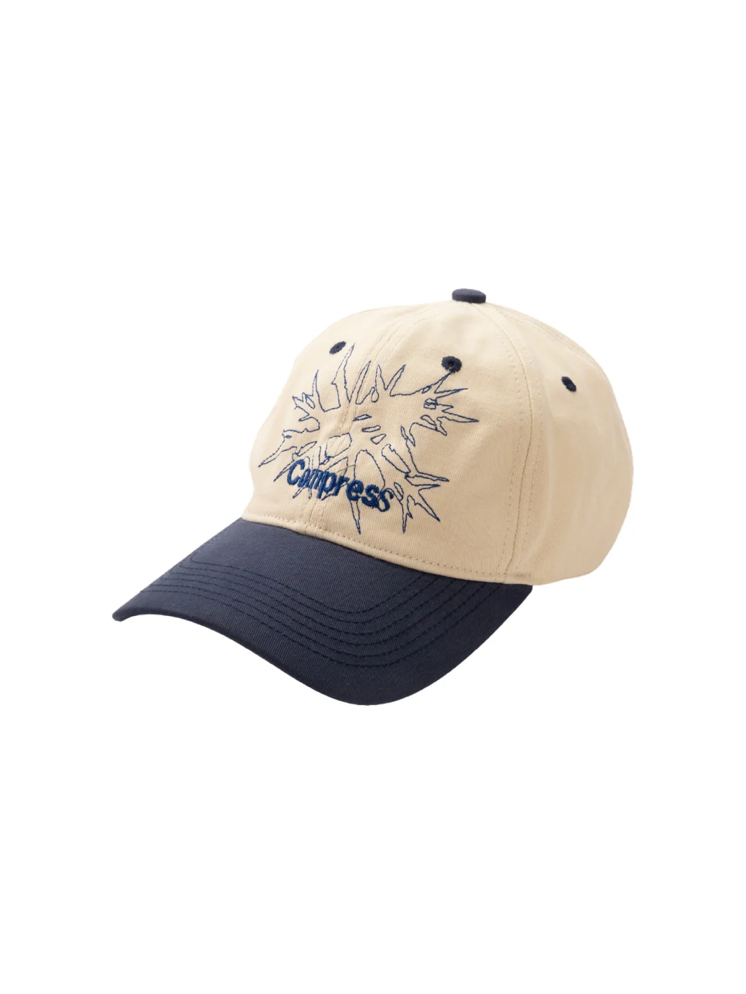 Wishmore | Embroidered Two-Tone Canvas Baseball Cap