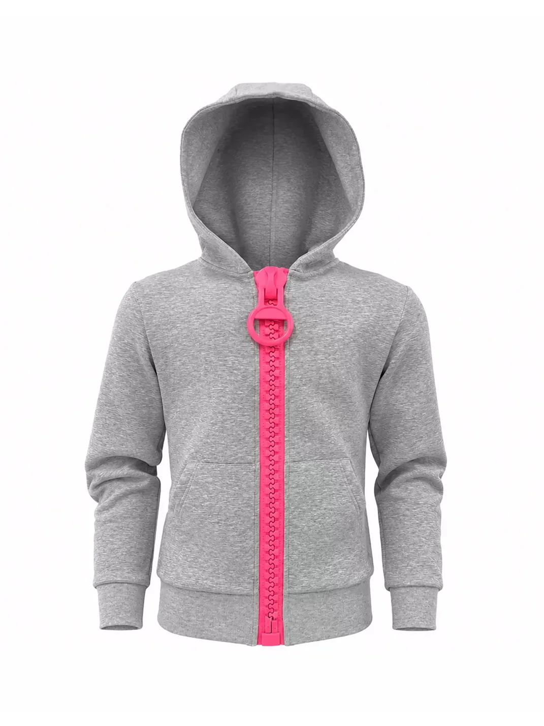KARMANISTIC | Vintage Oversized Zip-Up Hooded Sweatshirt