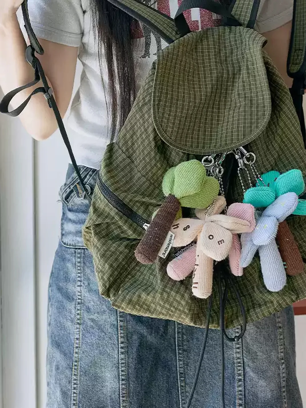 Wishmore | Knit Palm Tree Keychain Bag Charm