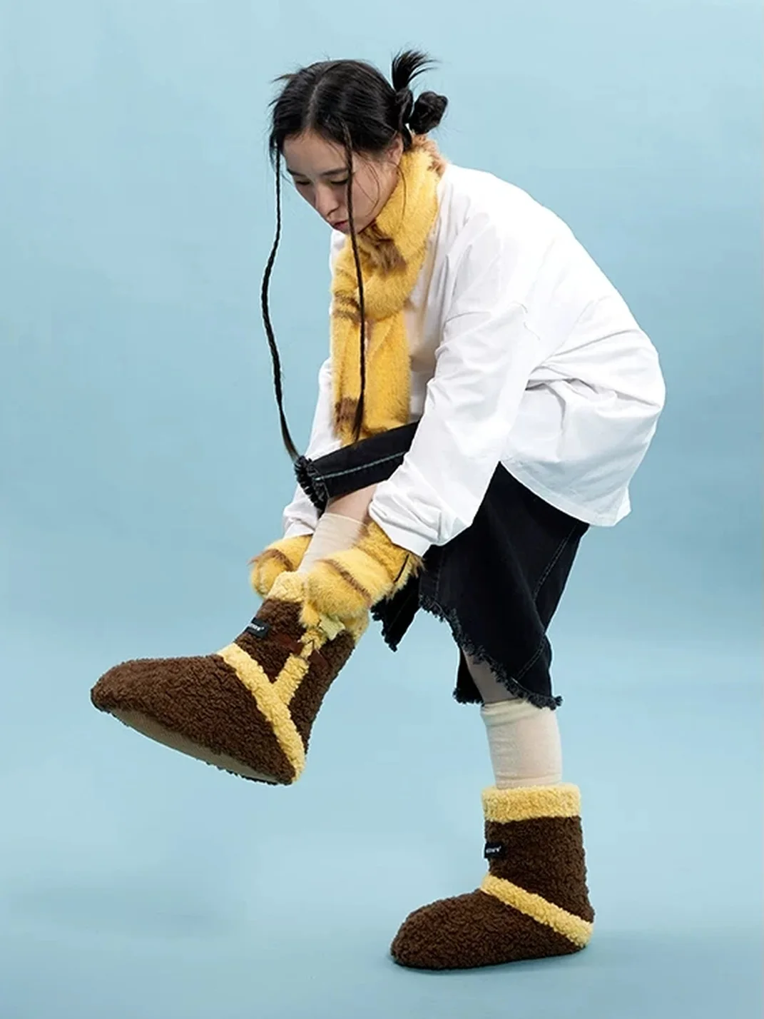 Wishmore | Fluffy Mid-Calf Home Socks