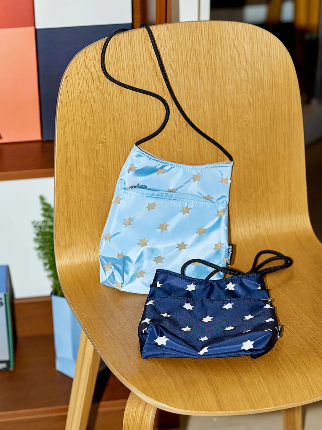 Wishmore | Star Cutout Colorblock Mini Crossbody Bag
