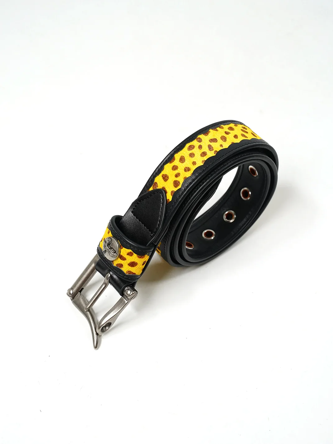 VOWPROGRESS | Leopard Horsehair Leather Belt