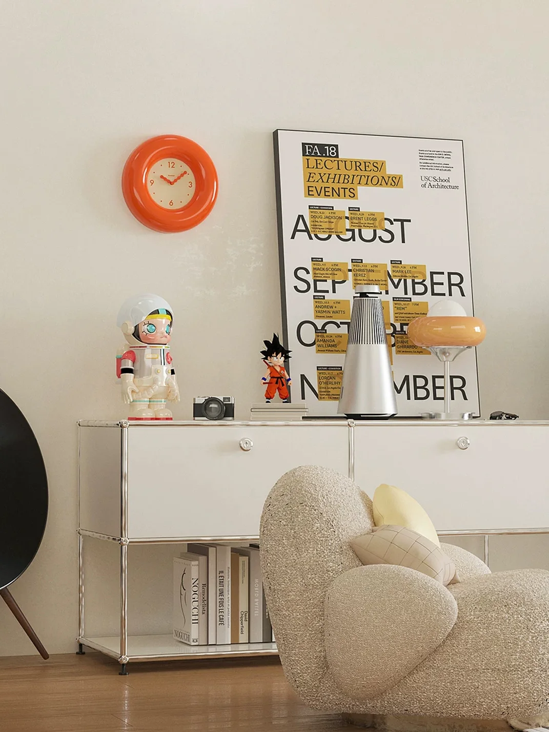 Botro | Bauhaus Retro Bagel Wall Clock