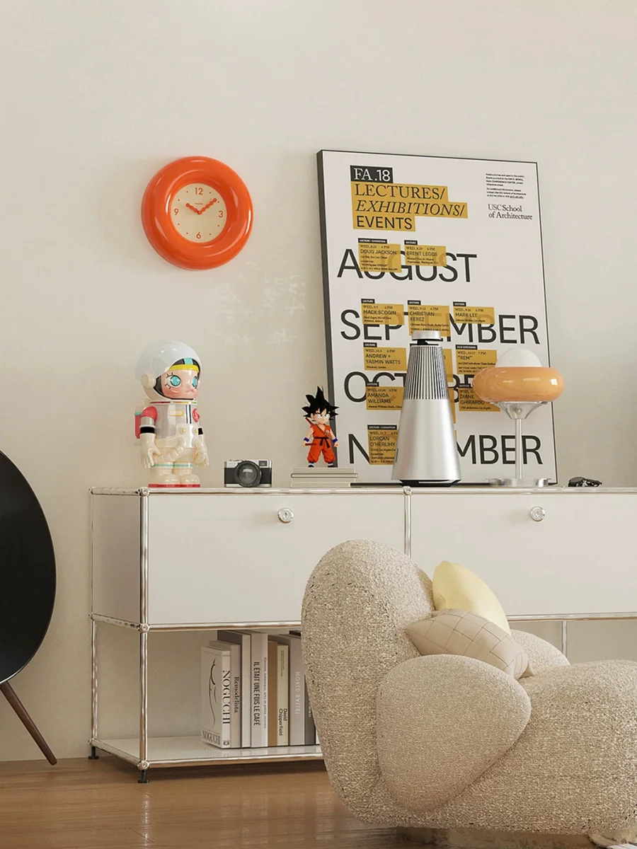 Botro | Bauhaus Retro Bagel Wall Clock - 4