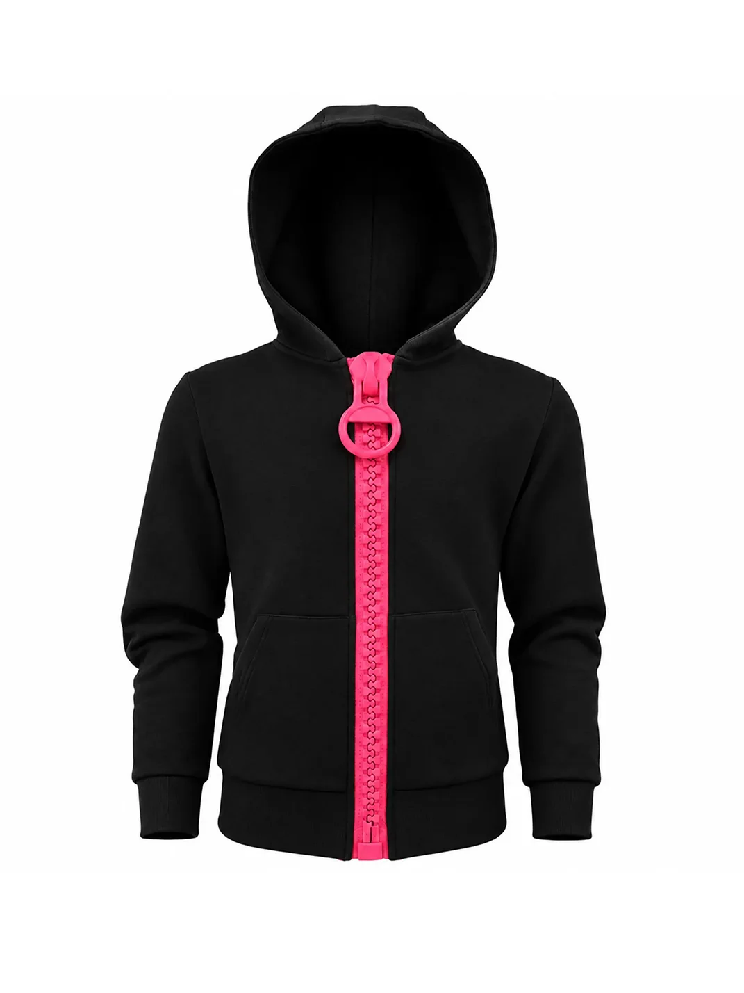 KARMANISTIC | Vintage Oversized Zip-Up Hooded Sweatshirt