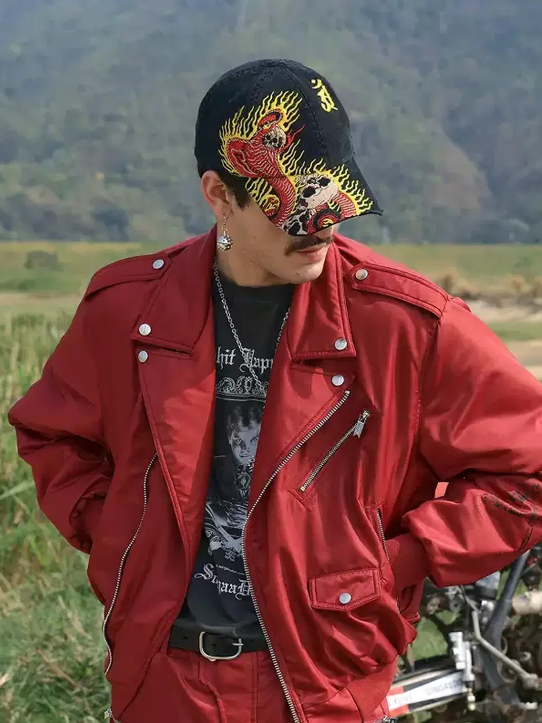 SONGAADON | Snake Sanskrit Embroidered Cap