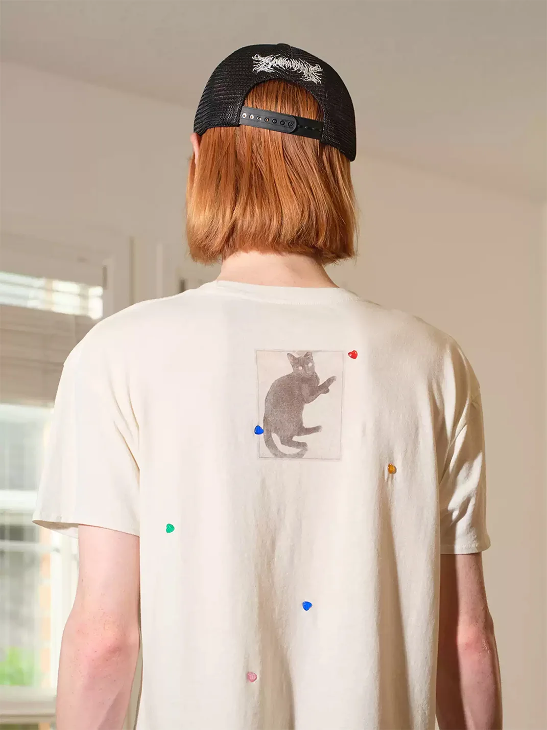SONGAADON | Cat Cyber Symbol Trucker Hat