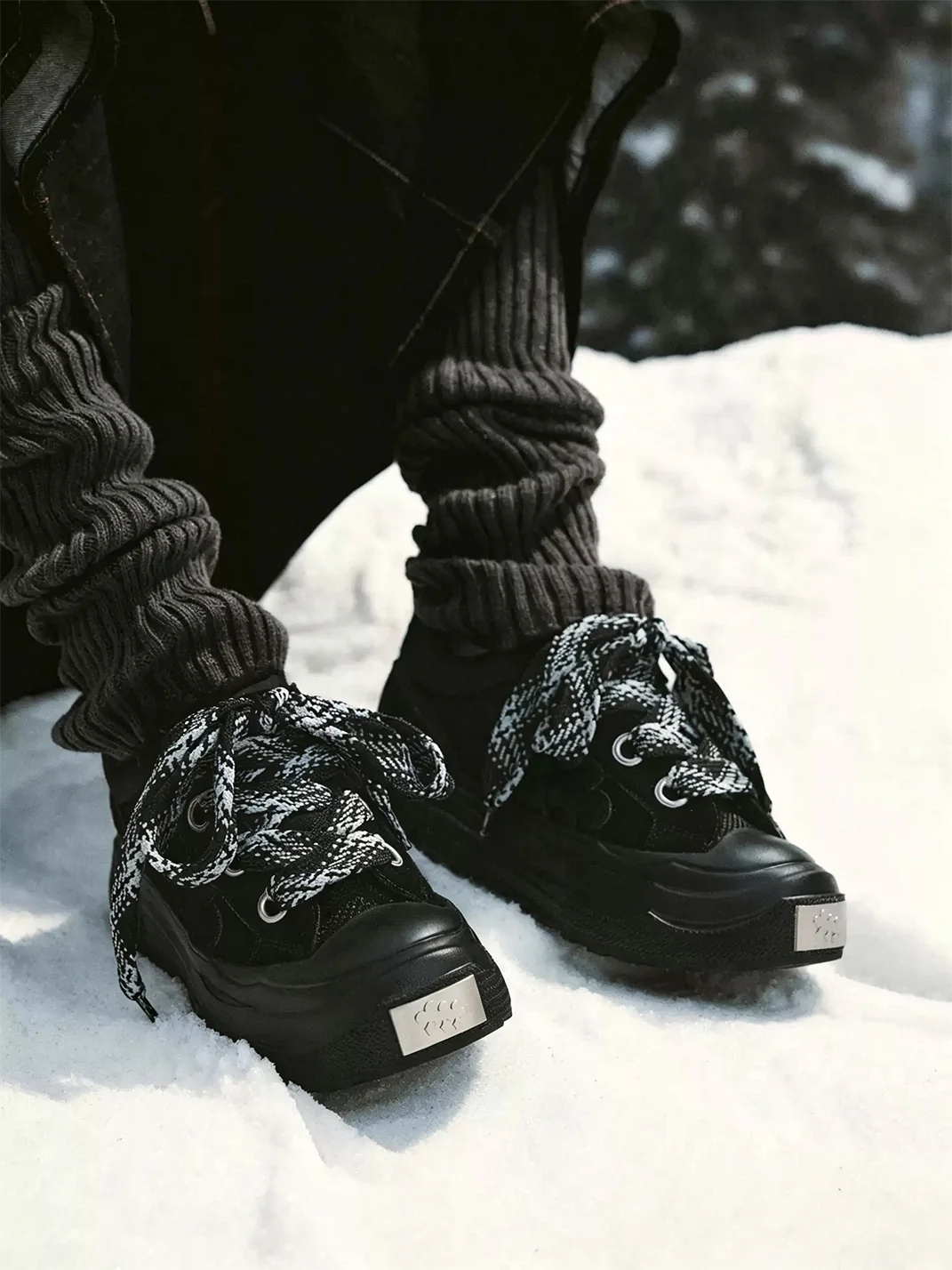 Shootbrand | Plush Platform Canvas Sneakers