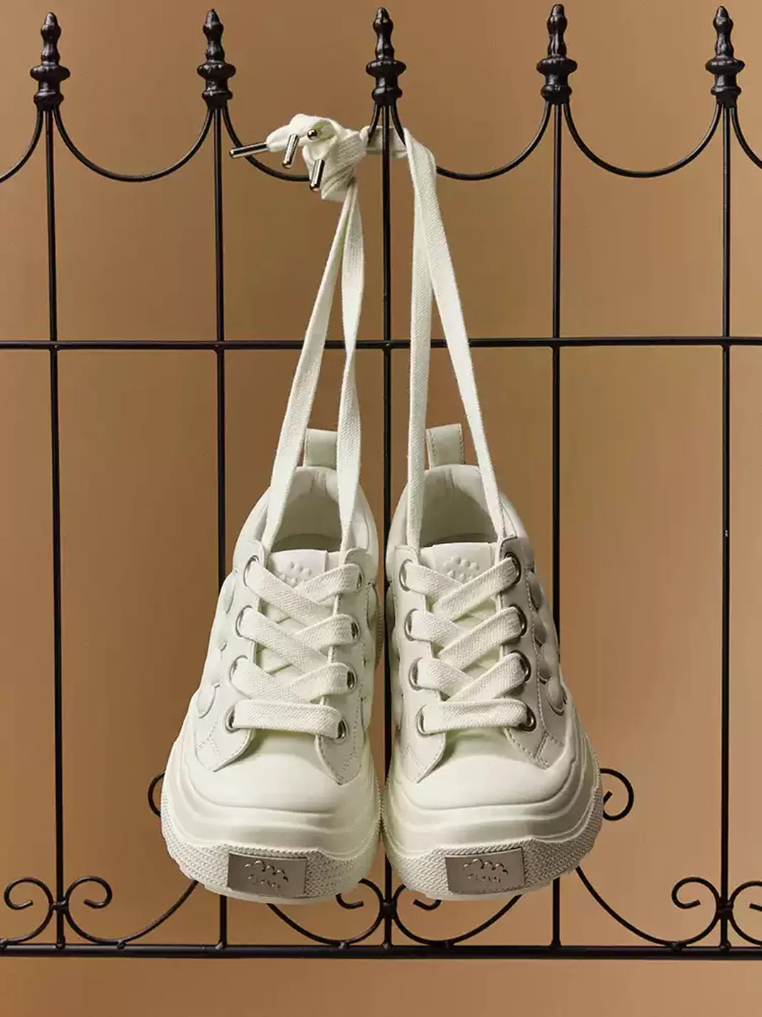 Shootbrand | Leather Platform Retro Sneakers