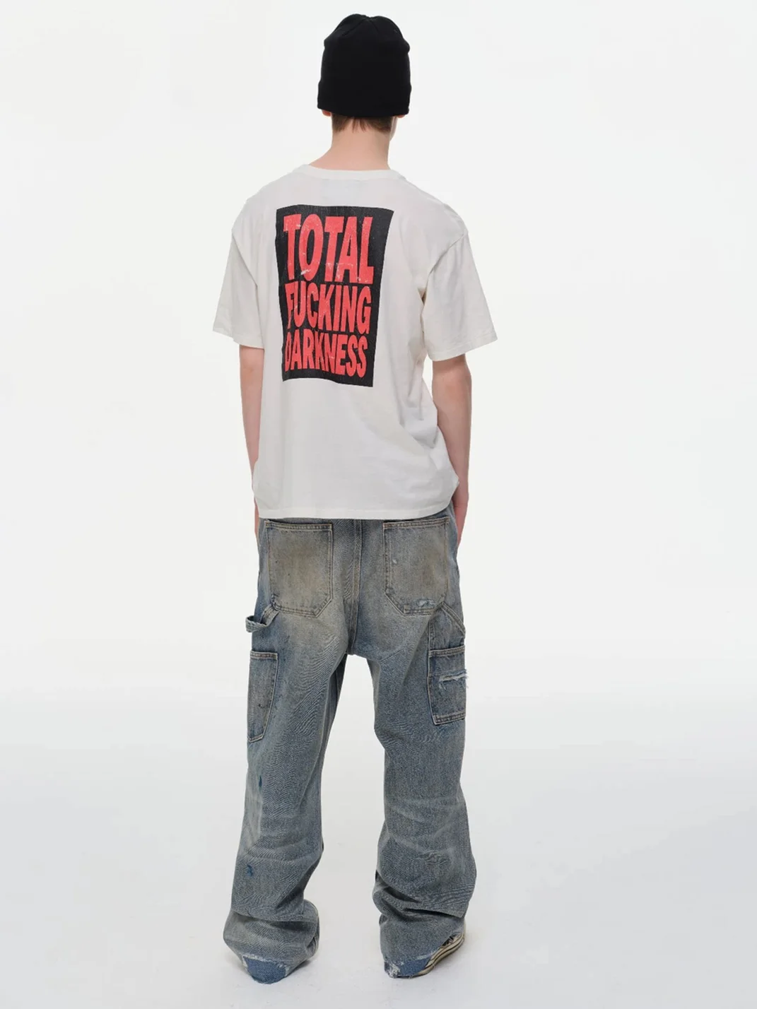 SONGAADON | Godzilla Graphic Distressed Washed T-Shirt