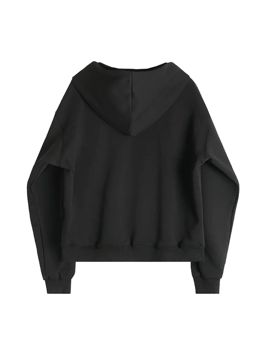 BIGGOLD | Double-Breasted Graphic Zip-Up Hoodie