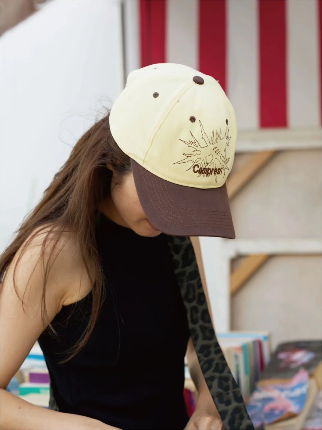 Wishmore | Embroidered Two-Tone Canvas Baseball Cap