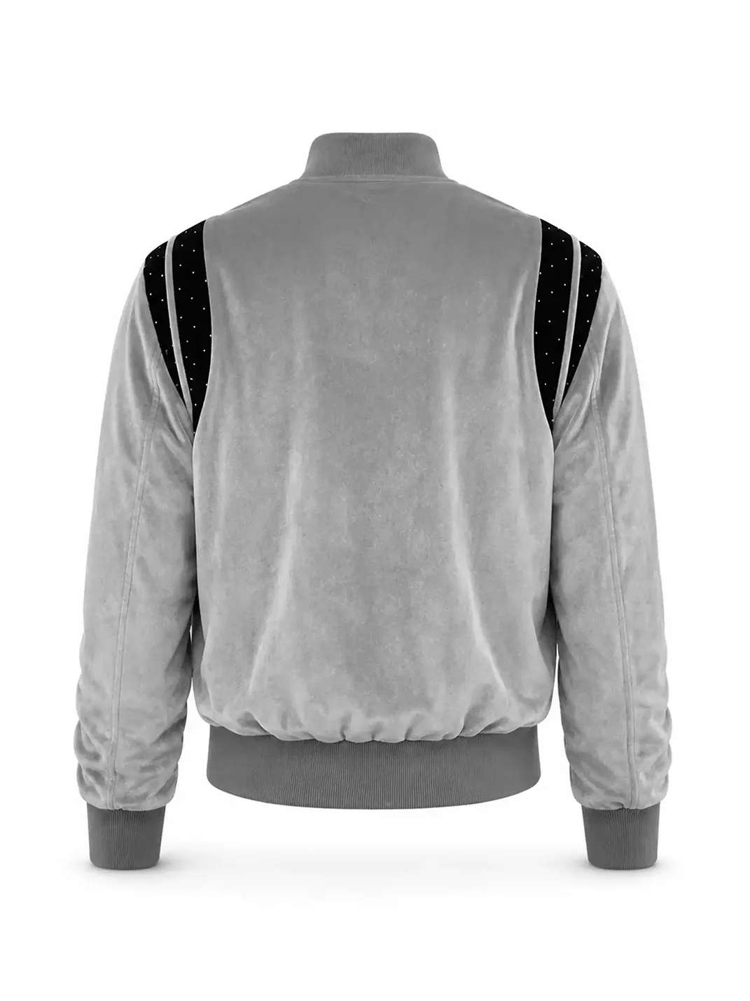 KARMANISTIC | Vintage Loose Stand Collar Metal Logo Jacket