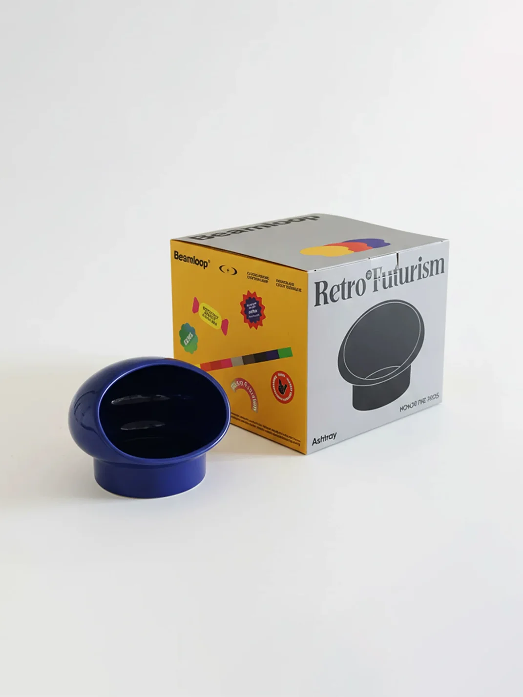 Botro | Retro Futurist Porcelain Ashtray