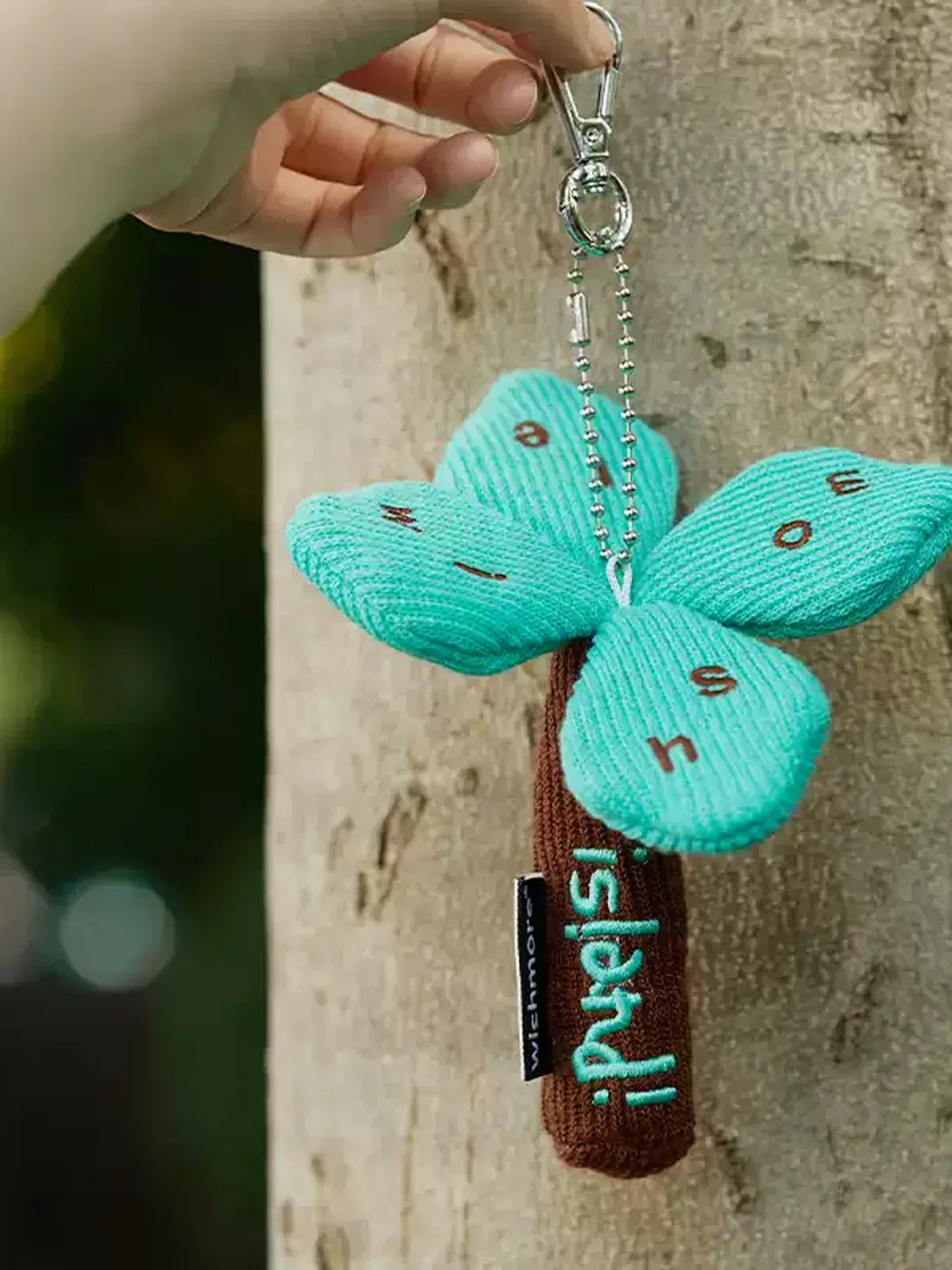 Wishmore | Knit Palm Tree Keychain Bag Charm