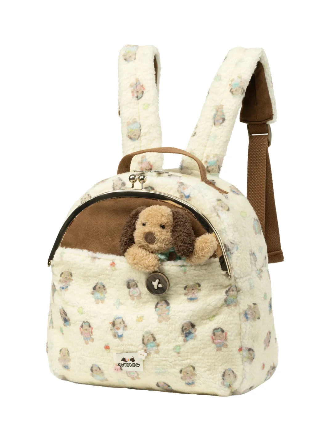 OhTODOG | Plush Dachshund Print Backpack