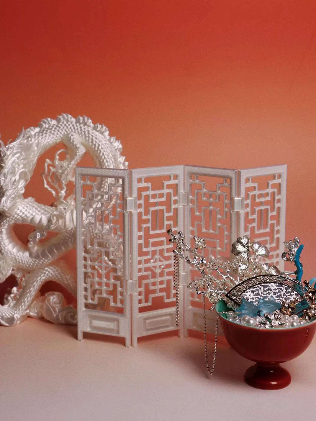 Piloud | 3D Printed Folding Desktop Screen Ornament