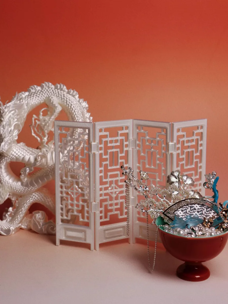 Piloud | 3D Printed Folding Desktop Screen Ornament - 2