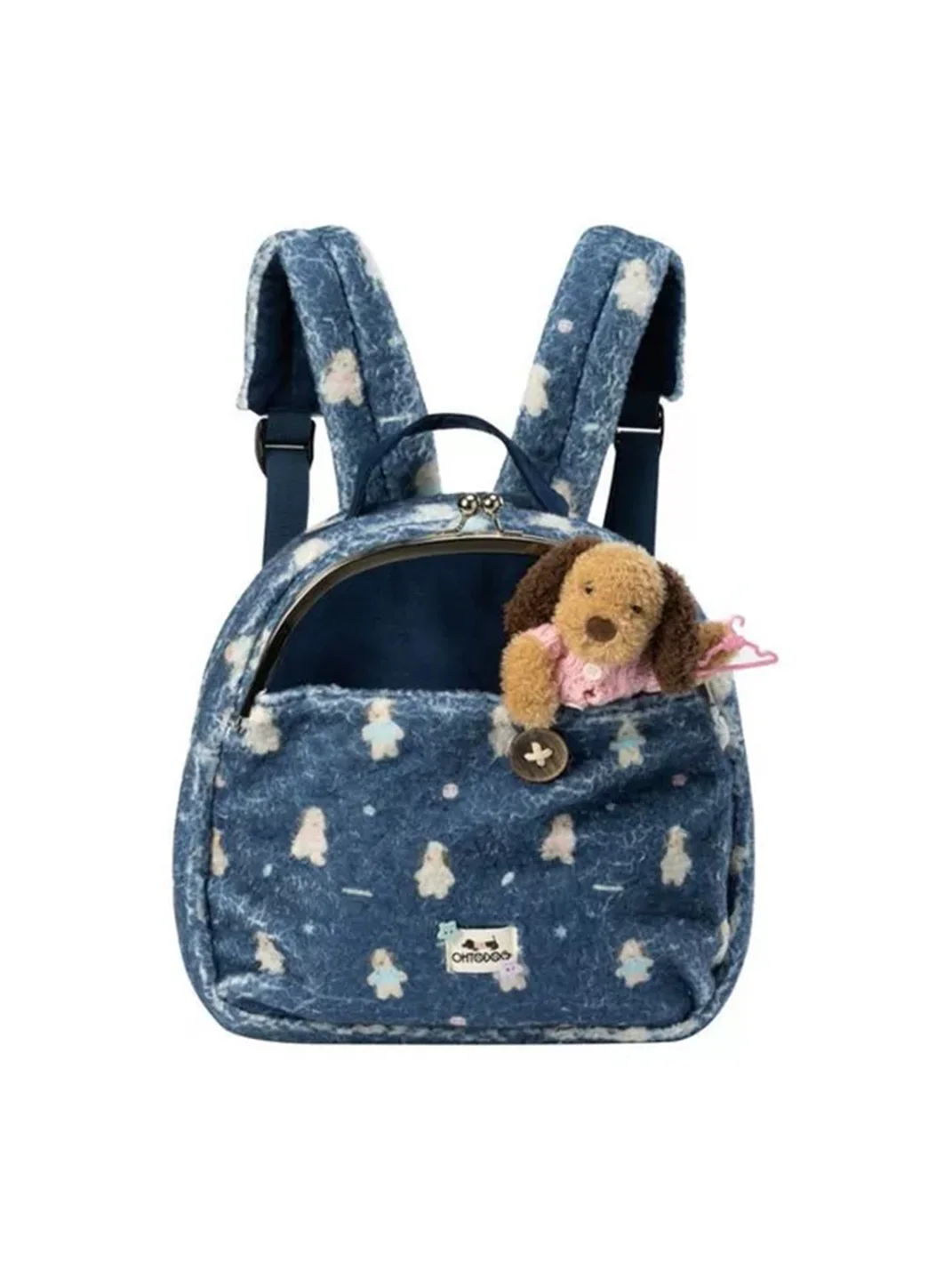 OhTODOG | Plush Dachshund Print Backpack