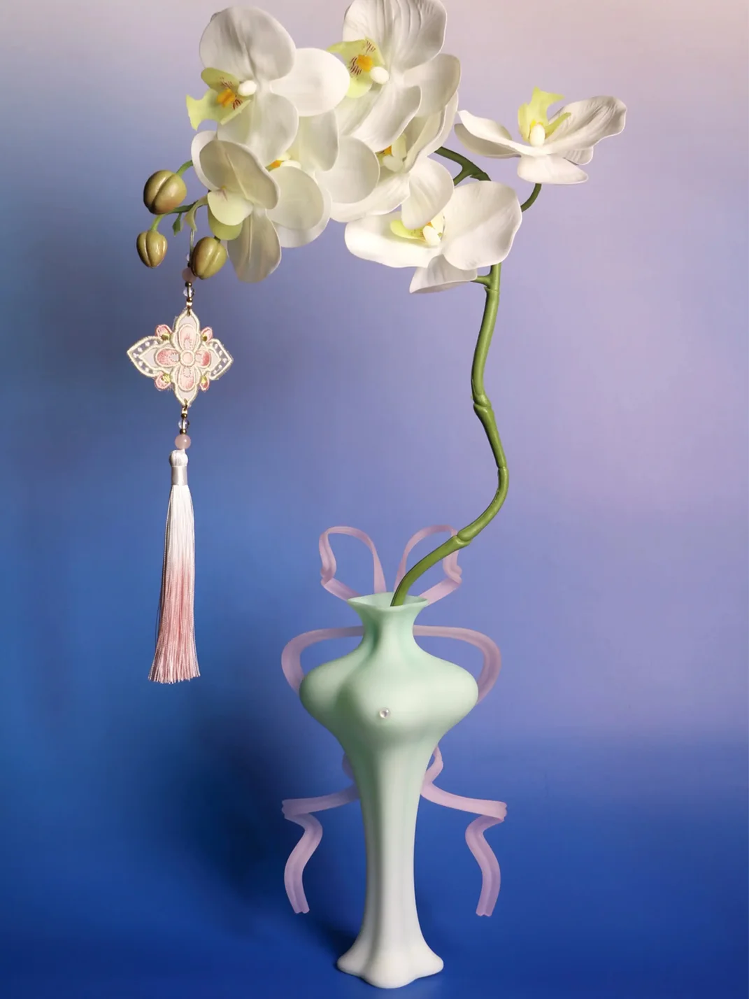 Piloud | New Chinese Style Resin Decorative Vase