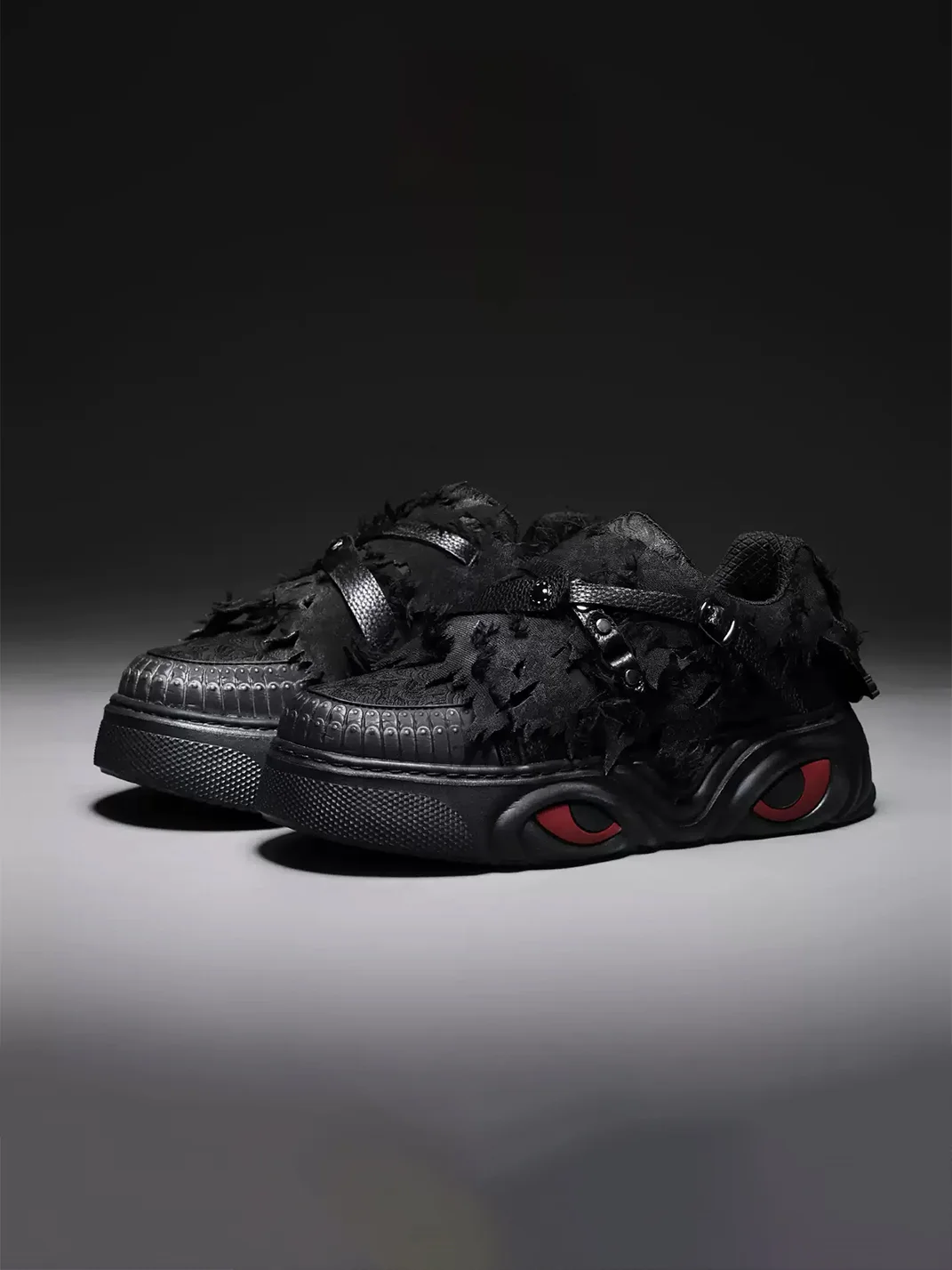 SGSX | Distressed Buckle Chunky Sneakers