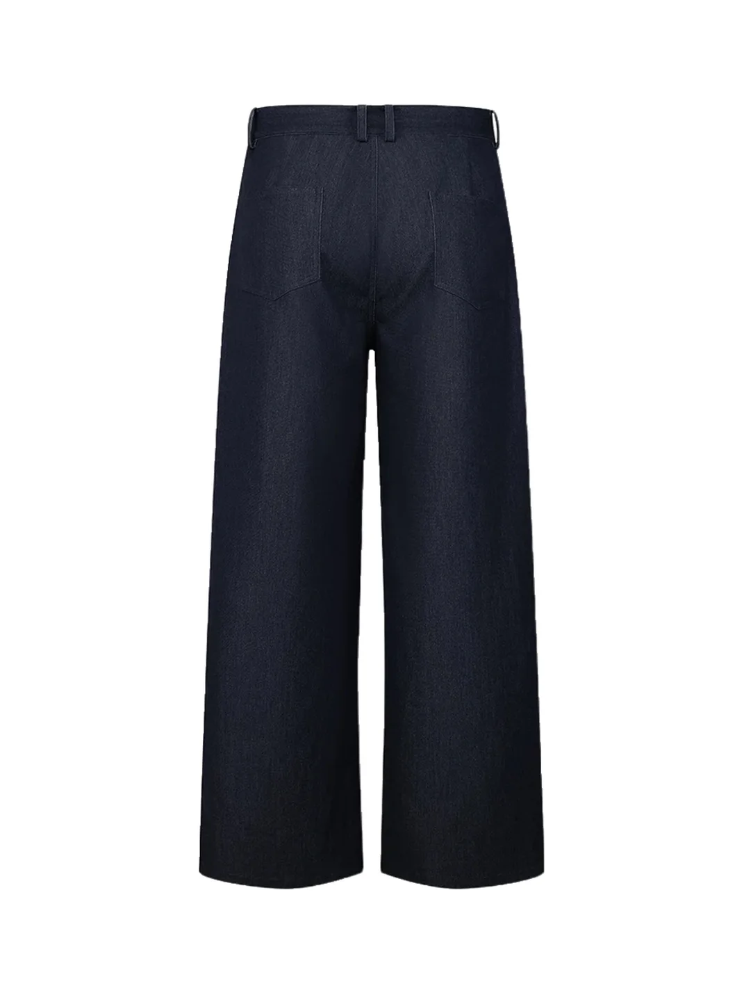 OPENFLY | Pleated Wide Leg Denim Pants