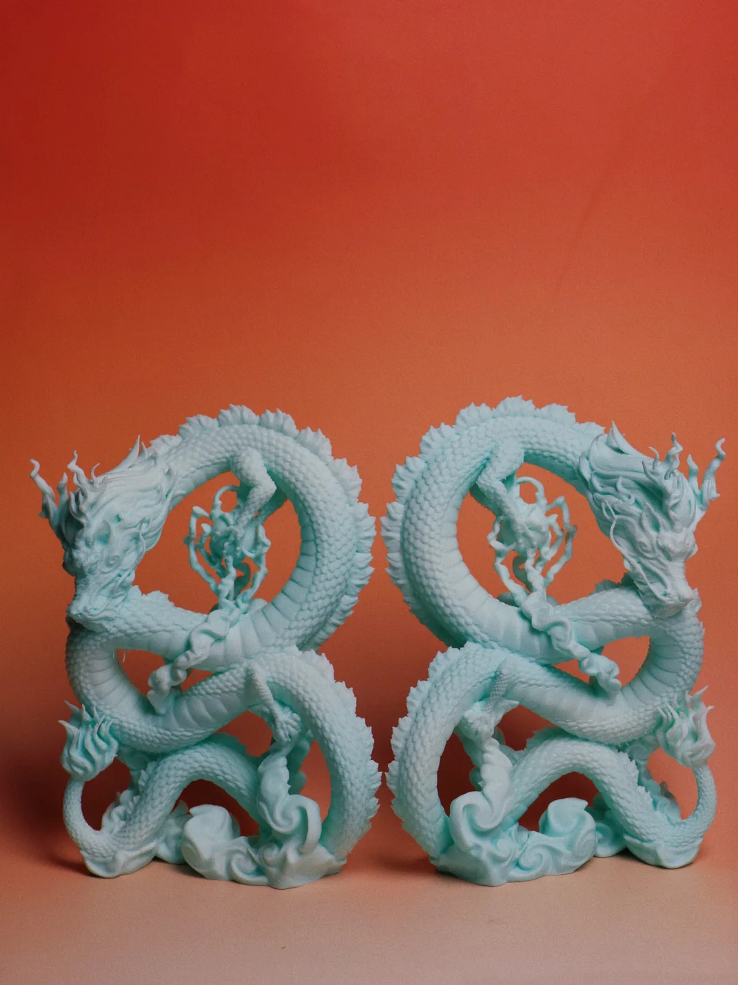 Piloud | 3D Printed Azure Dragon Ornament