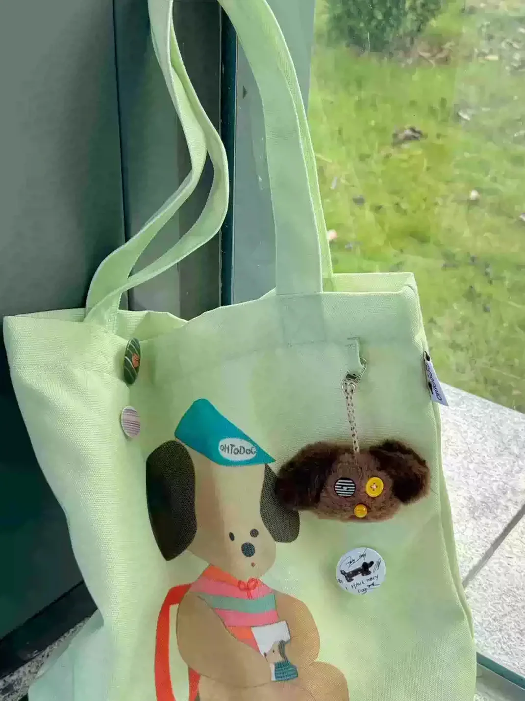 OhTODOG | Dog Illustration Heavyweight Canvas Tote Bag