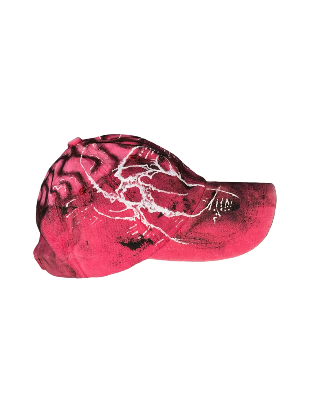 Carol's here | Hand-Painted Studded Brain Pattern Baseball Cap