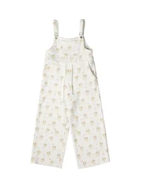 OhTODOG | Puppy Print Drawstring Wide Leg Overalls