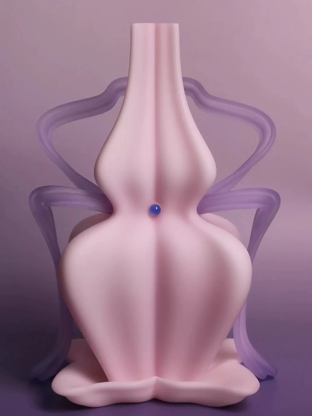 Piloud | Resin Gourd Butterfly Decorative Vase