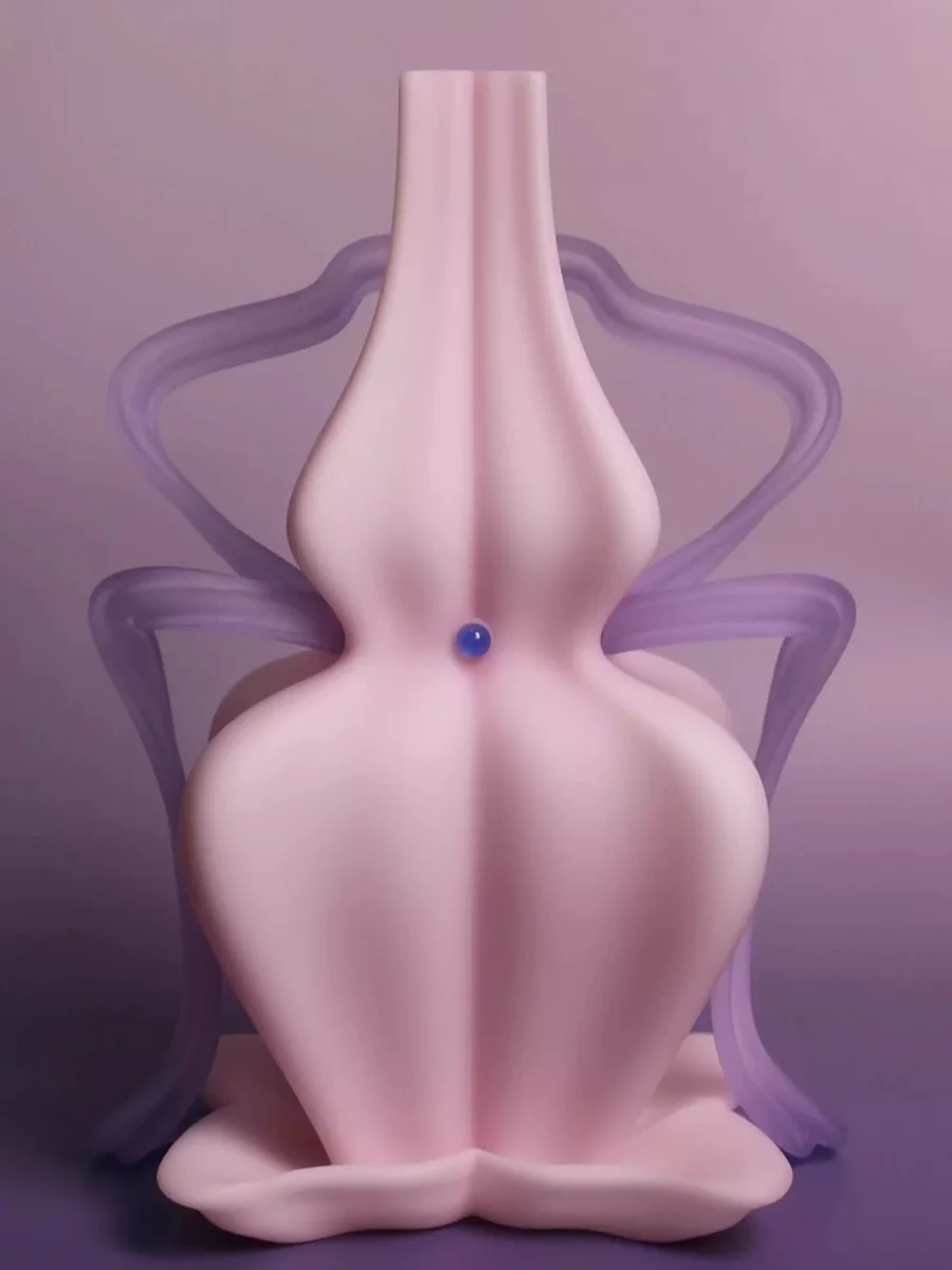Piloud | Resin Gourd Butterfly Decorative Vase - 3