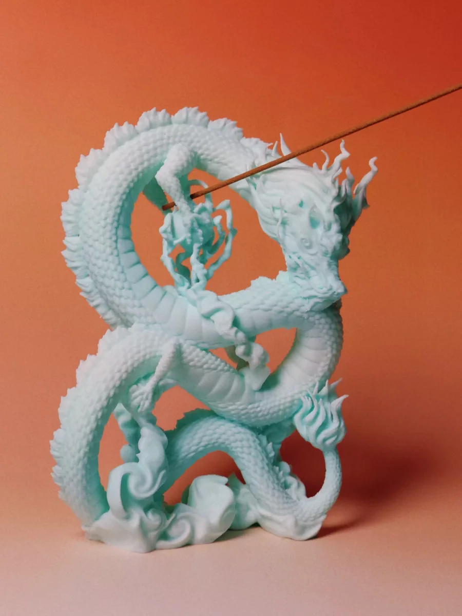 Piloud | 3D Printed Azure Dragon Ornament - 4