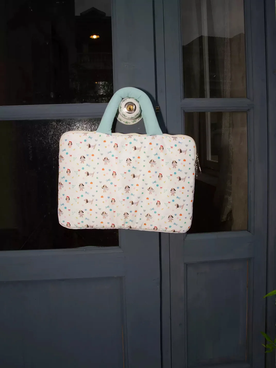 OhTODOG | Cartoon Dachshund Printed Laptop Handbag