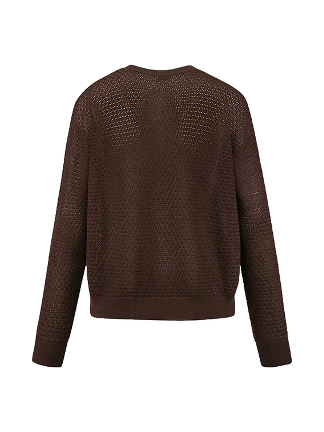 OPENFLY | Relaxed Floral Embroidered Openwork Knit Shirt