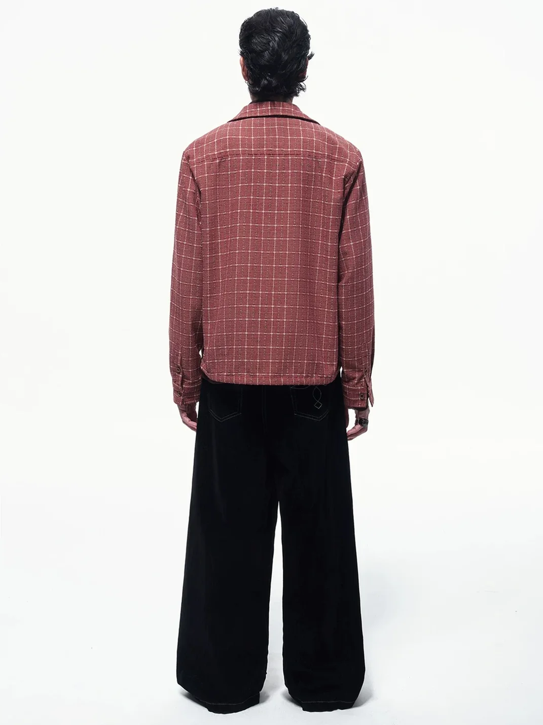 OPENFLY | Vintage Plaid Cropped Zip Button Shirt