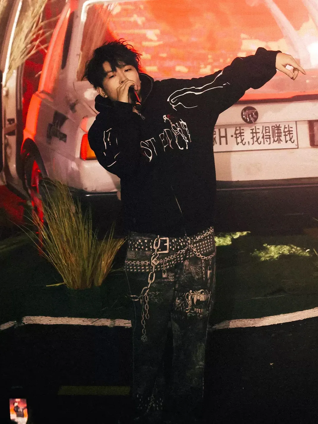 WASTED | Skull Warhorse Embroidered Zip Hoodie