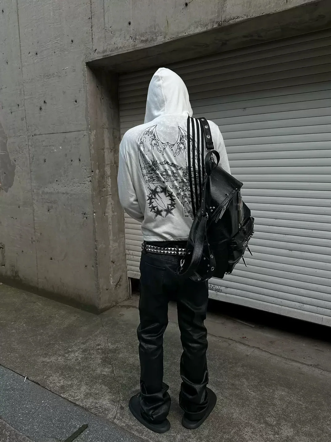 SAXGENWON | Thorn Print Zip-Up Hoodie