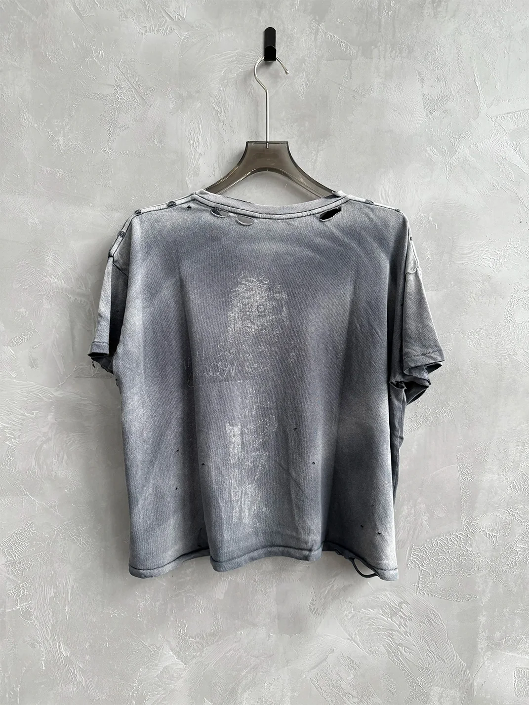 VOWPROGRESS | Distressed Washed Graphic Short Sleeve T-Shirt