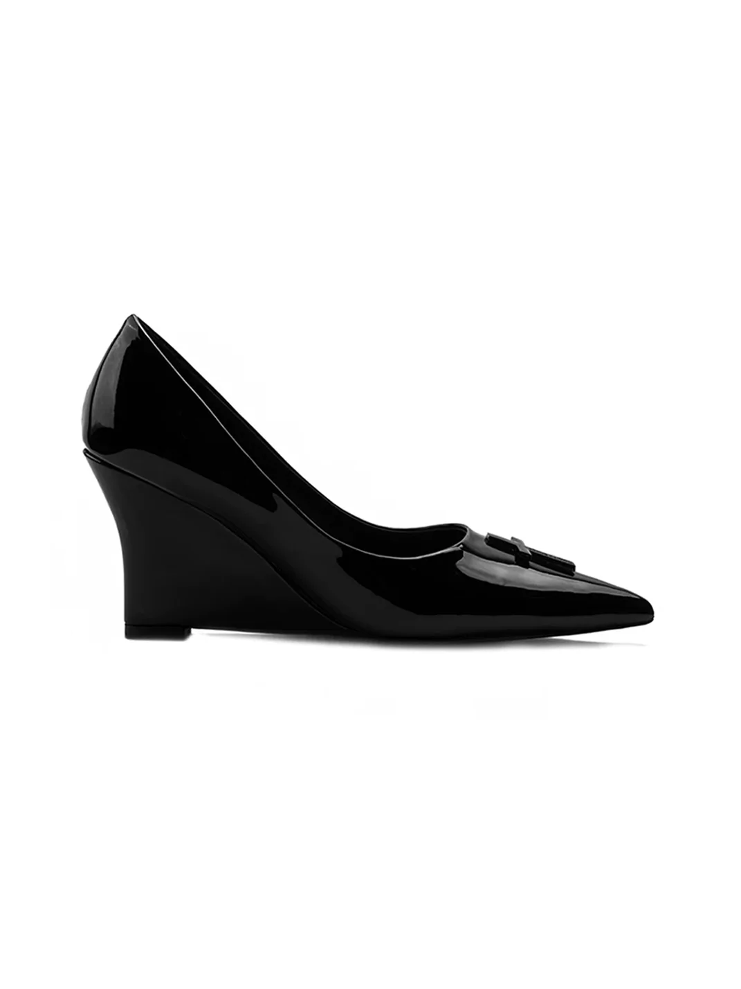 Colorful Bridge | Crucifix Pointed-Toe Wedge Heels