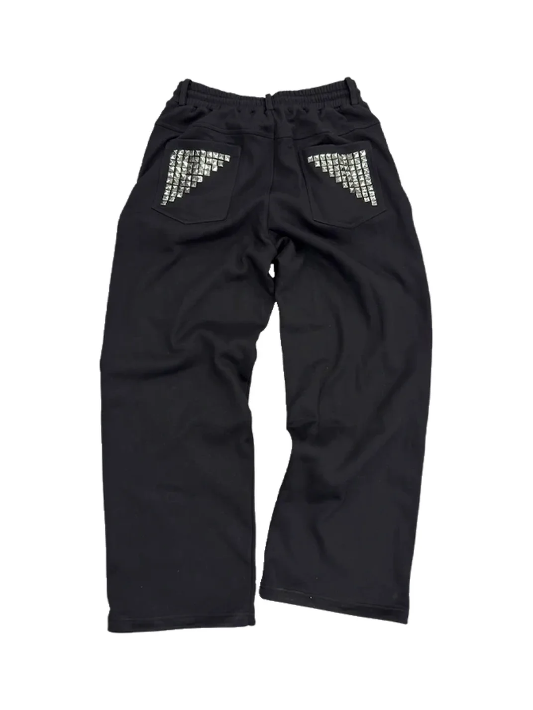 SAXGENWON | Studded Graphic Wide Leg Sweatpants