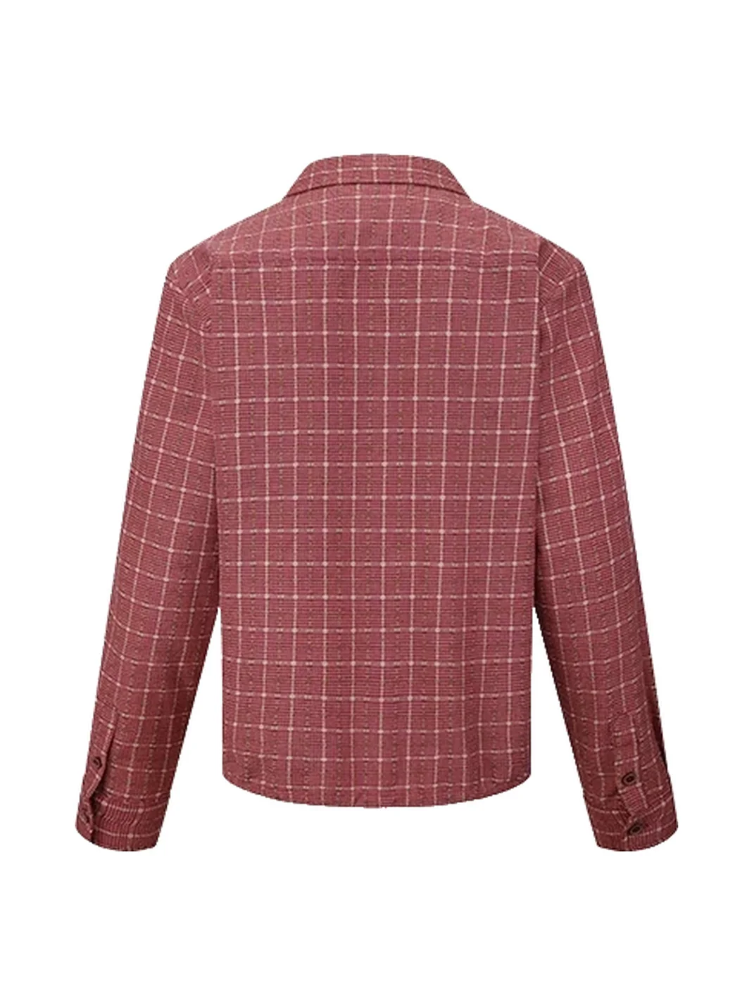 OPENFLY | Vintage Plaid Cropped Zip Button Shirt