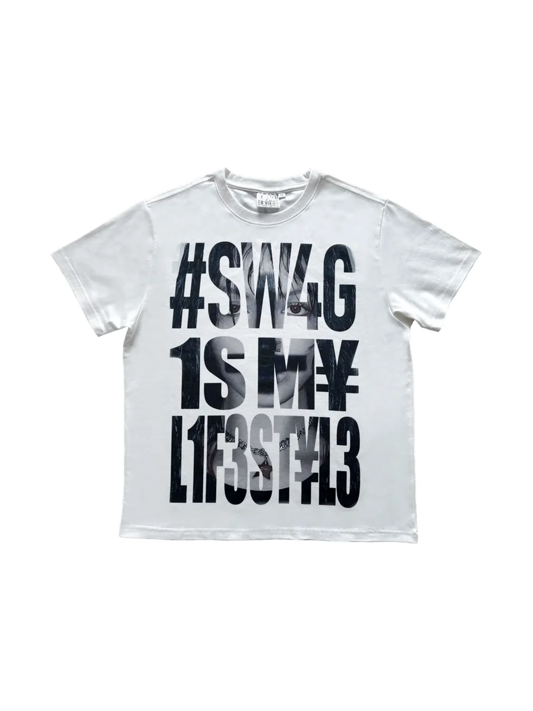 B0RN1NH3LL | Inverted Cross Portrait Graphic T-Shirt
