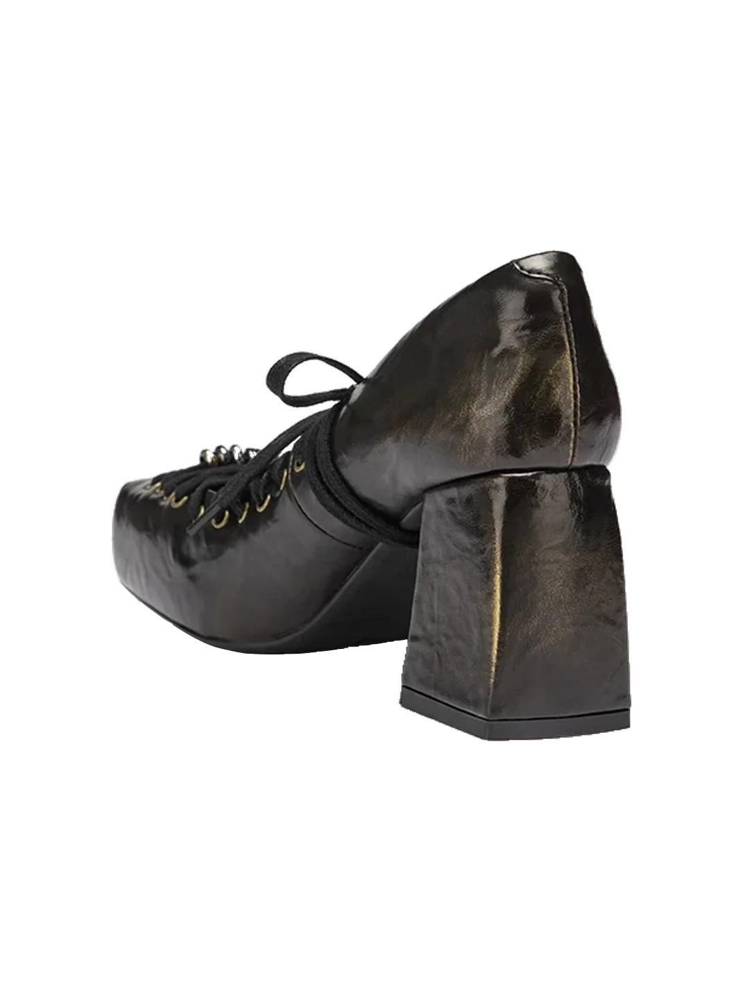 Arcadiagyal | Retro Square Toe Block Heel Shoes