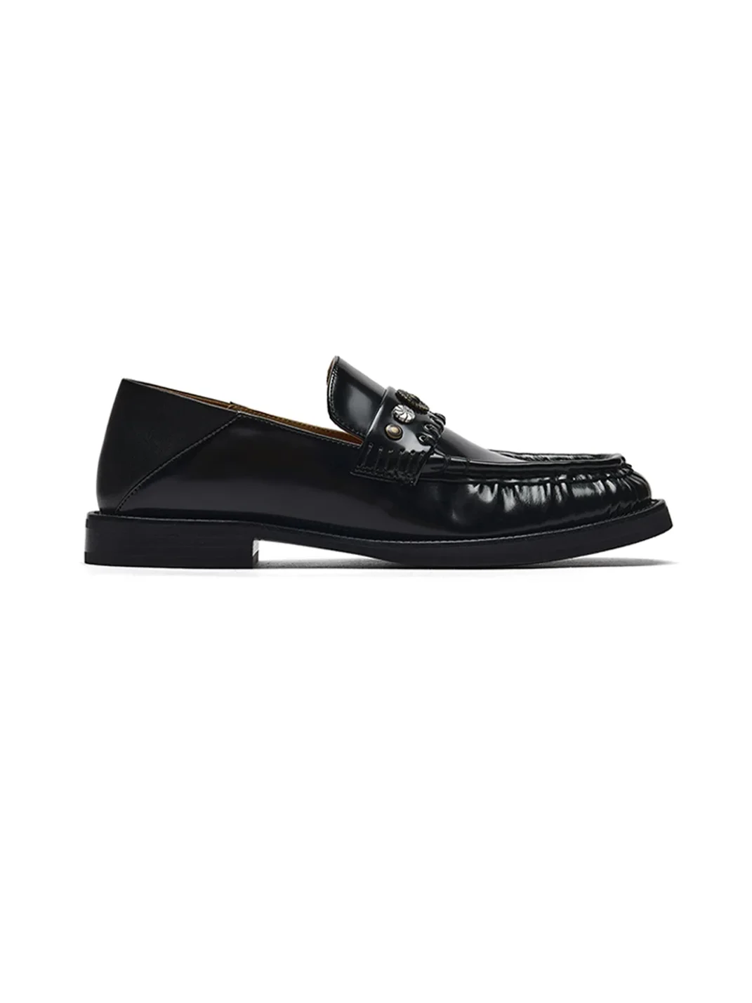Arcadiagyal | Studded Suede Leather Loafers
